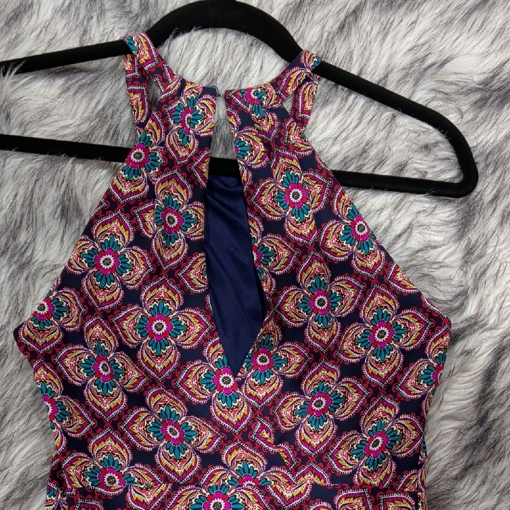 Express Multicolor Patterned Mini Dress - image 7